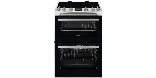 zanussi zci66250xa double electric cooker