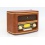 GPO Winchester DAB Radio 60 Station Presets LCD Display Wood Finish