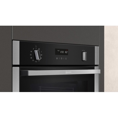 Neff B6ACH7HHOB Pyroclean Slide and Hide Built in Oven
