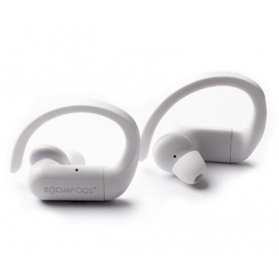 Boompods SPTWHT True Wireless Sportpods TWS in-Ear Bluetooth Sport Headphone