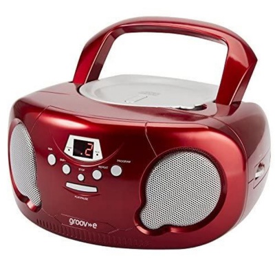 Groove Radio and CD Player Red 295000