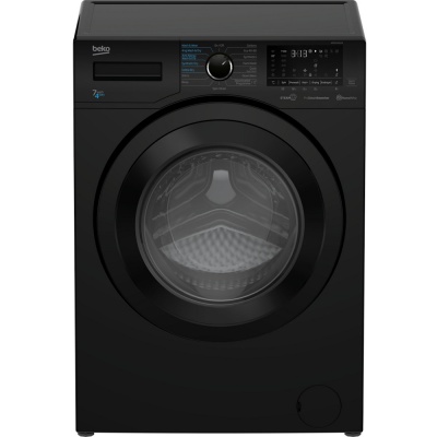 Beko 7kg Wash 4kg Dry Washer Dryer Black WDER7440421B