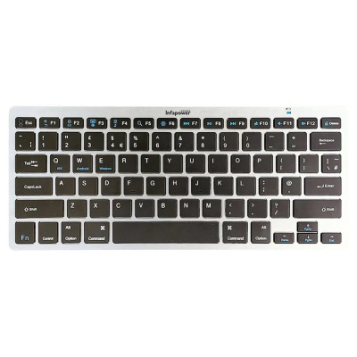 Infapower X207 Wireless Keyboard Silver 212705