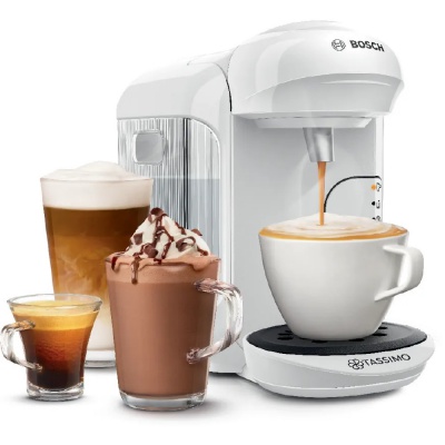 Bosch Tassimo Vivy 2 Hot Drinks Machine White TAS1404GB