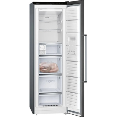 Siemens Freestanding Upright Freezer Black GS36NAXEP