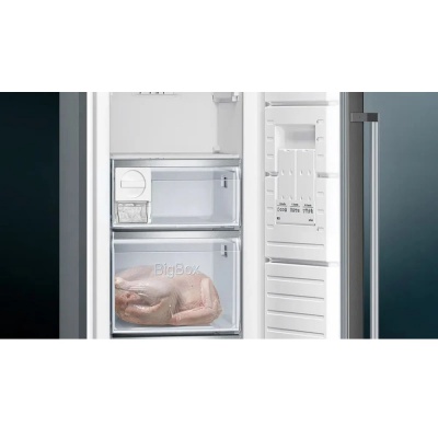 Siemens Freestanding Upright Freezer Black GS36NAXEP