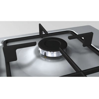 Bosch 58cm 4 Burner Gas Hob Brushed Steel PBP6B5B60