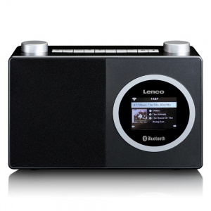 Lenco Internet Radio With Bluetooth Black DIR-70BK