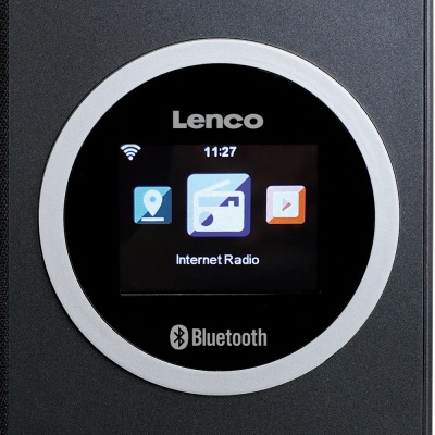 Lenco Internet Radio With Bluetooth Black DIR-70BK