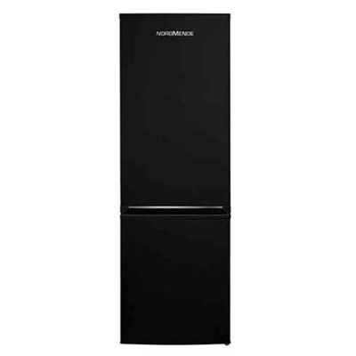 Nordmende Freestanding Fridge Freezer Black RFF60405BL