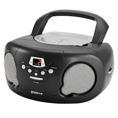 Groove Portable CD Radio Boombox Black GVPS733BK