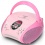 Lenco CD Player with FM Radio SCD-24 Pink