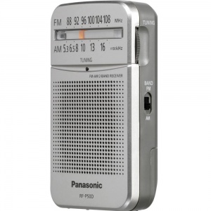 Panasonic Pocket Radio Silver RF-P50D