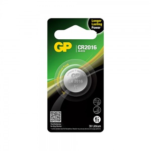 GP Lithium Coin Cell Battery CR2016