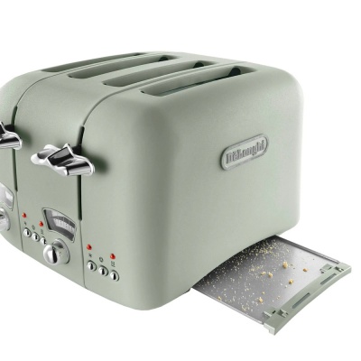 DeLonghi Argento Toaster Flora Green CT04GR