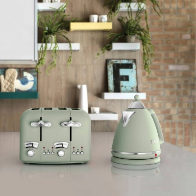 DeLonghi Argento Toaster Flora Green CT04GR