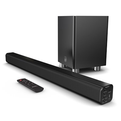 Majority Soundbar with Subwoofer Black K2BARBLK