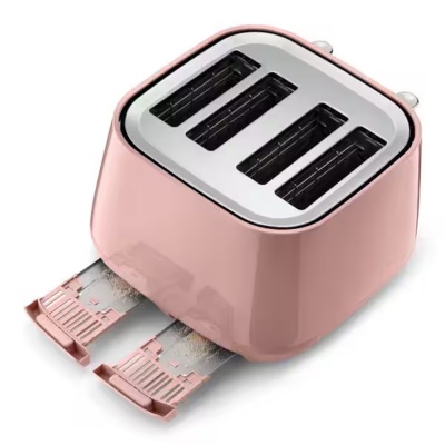 DeLonghi Eclettica 4 Slice Toaster Pink CTY4003PK