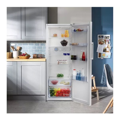 Beko Tall Larder Fridge White LSP4671W