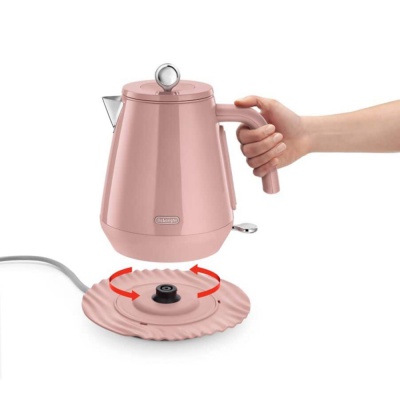 DeLonghi Eclettica Rapid Boil Kettle Pink KBY3001PK