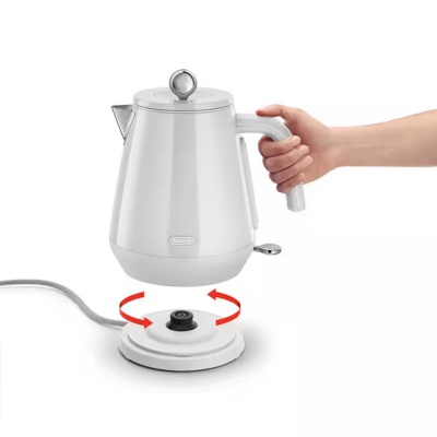 DeLonghi Eclettica Rapid Boil Kettle White KBY3001W