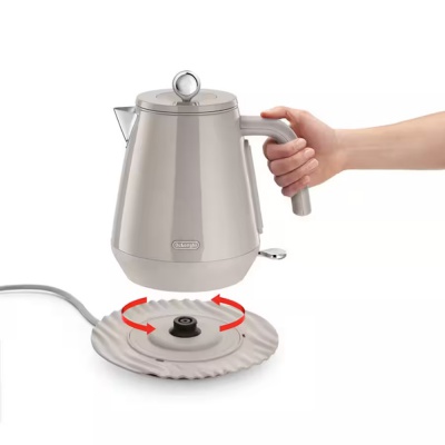 DeLonghi Eclettica Rapid Boil Kettle Beige KBY3001BG