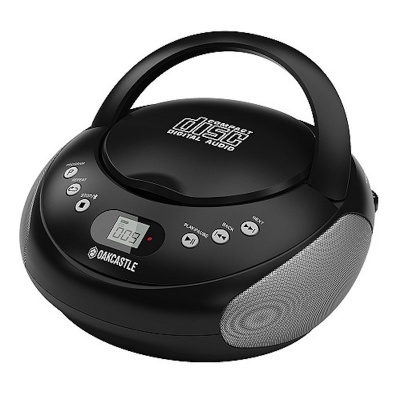 Oakcastle Portable CD Player Boombox Black 15A00