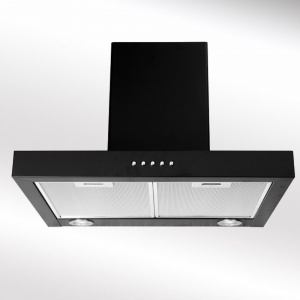 Luxair 60cm Flat Slimline Chimney Hood LA-60-FLT-BLK