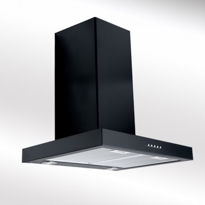 Luxair 60cm Flat Slimline Chimney Hood LA-60-FLT-BLK