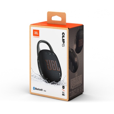 JBL Clip 5 Portable Bluetooth Speaker Black JBLCLIP5BLK