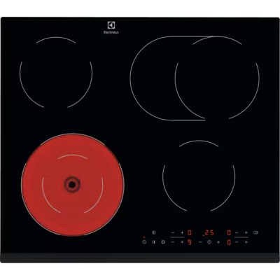 Electrolux 60cm Ceramic Hob Black LRR6436