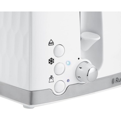 Russell Hobbs Honeycomb 4 Slice Toaster White 26070