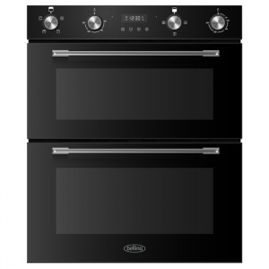 Belling Built In Double Oven Black BI704FPBLK