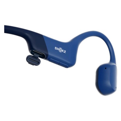 Shokz OpenRun Headphones with USB-C Blue S805BLU