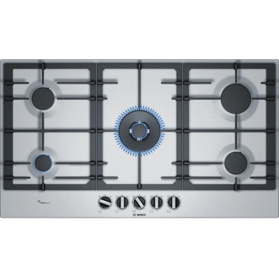 Bosch Series 6 90cm Gas Hob Stainless Steel PCR9A5B90