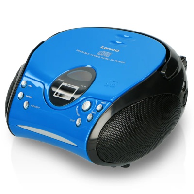 Lenco CD Player with FM Radio SCD-24 Blue Black