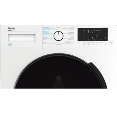 Beko 7kg 4kg Washer Dryer White WDER744421W