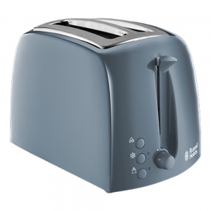 Russell Hobbs Textures 2 Slice Toaster Grey 21644