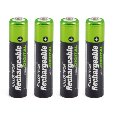 Lloytron Rechargeable Batteries AAA Size 4 Pack B015LL