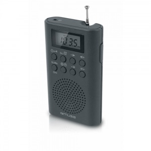 Muse Portable Pocket Radio Black M-03R