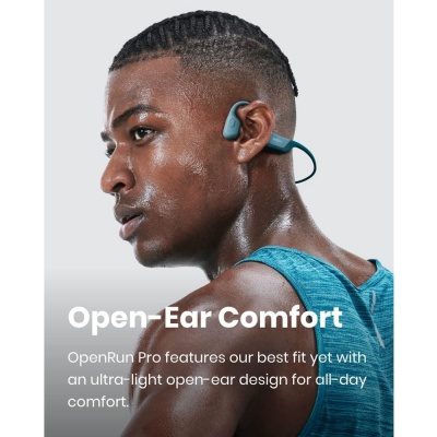 Shokz Openrun Pro Open Ear Headphones Blue S810BLU