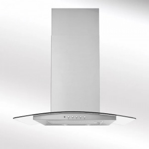 Luxair 60cm Curved Glass Cooker Hood LA-60-ARTIS-CVD-SS